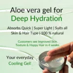 Aloe Vera Gel for Skin and Hair | Thick & Refreshing