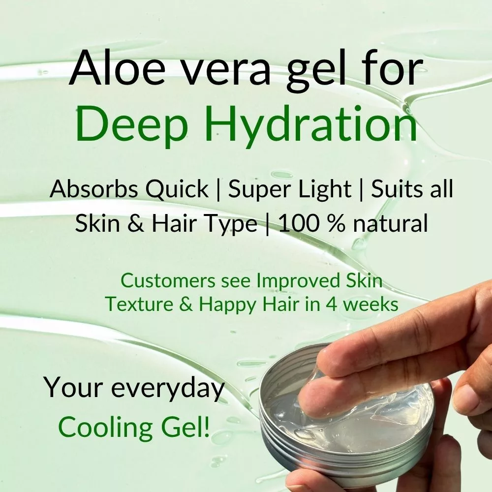 Aloe Vera Gel for Skin and Hair | Thick & Refreshing