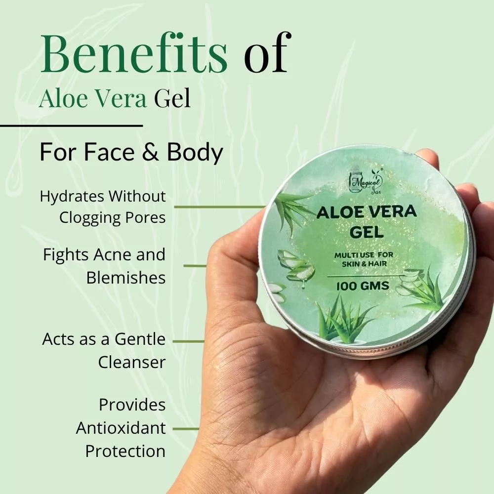 Aloe Vera Gel for Skin and Hair | Thick & Refreshing