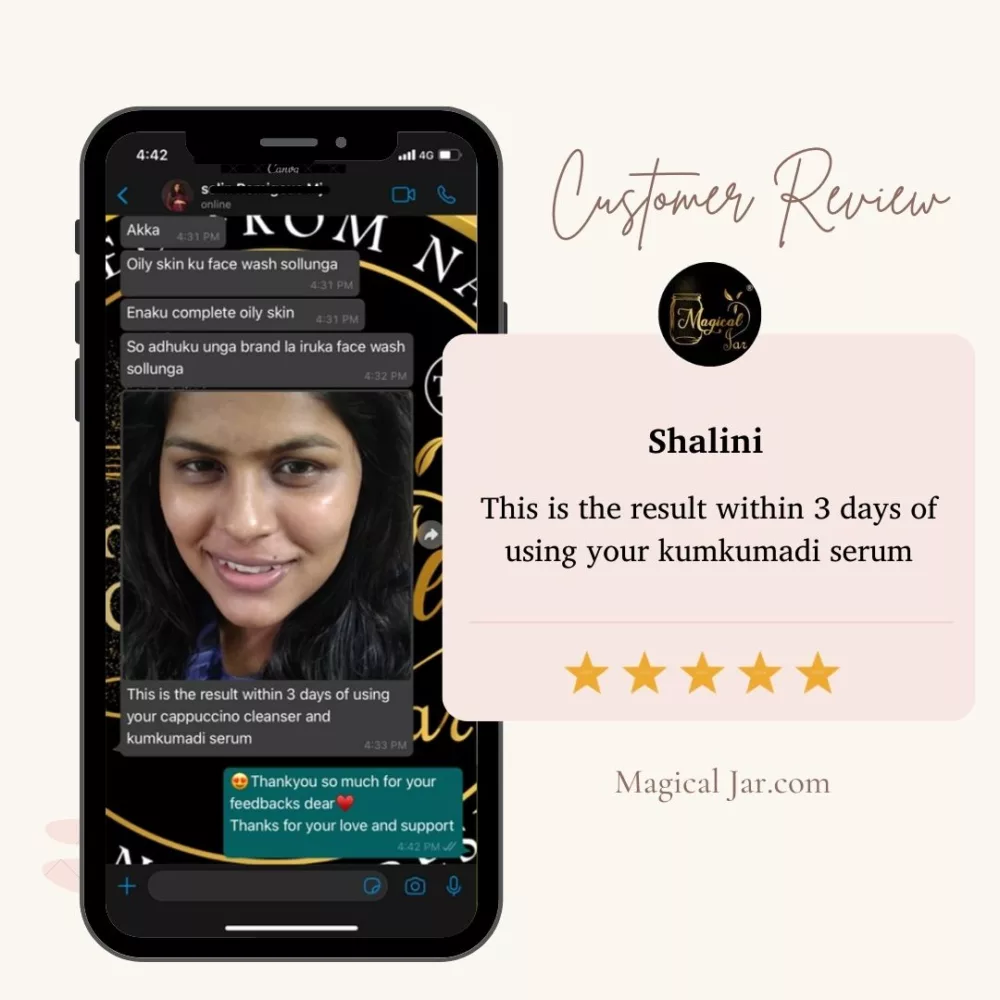 Magical jar kumkumadi serum review