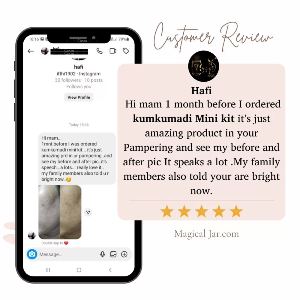 Kumkumadi Mini Kit Magical jar Reviews15