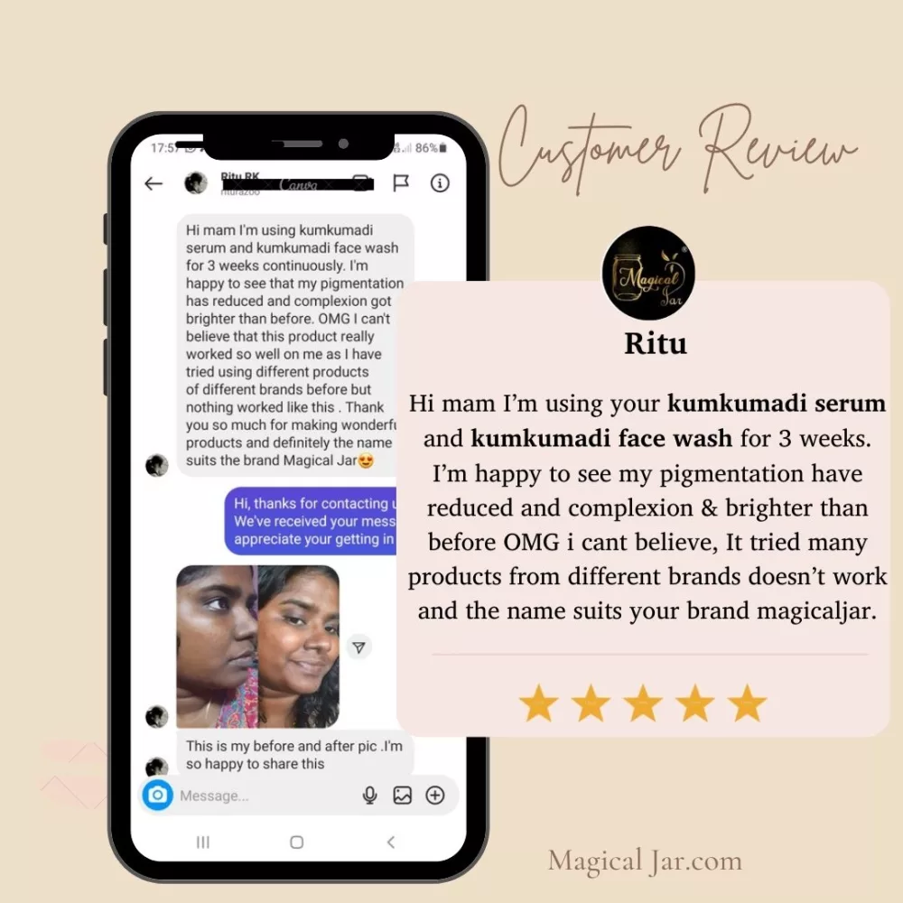 magical jar kumkumadi facewash review9in 1 oil (2)