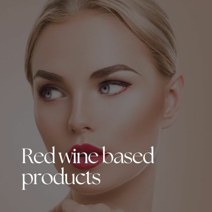 Red wine based products