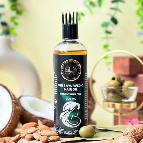9-in-1 Ayurvedic Hair Fall Control Oil | Most Sold Hair Oil