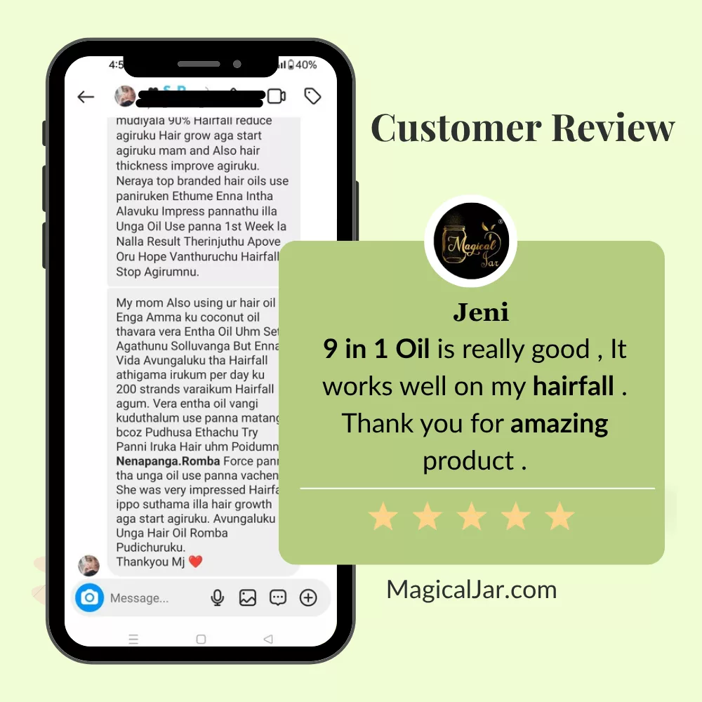 Magicaljar 9 in 1 ayurvedic hair fall control oil 18