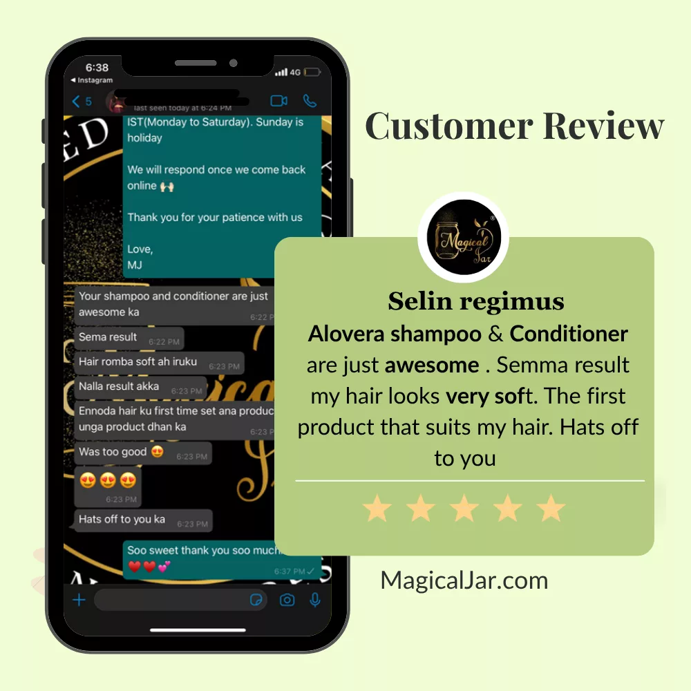 Magicaljar 9 in 1 ayurvedic hair fall control oil 6