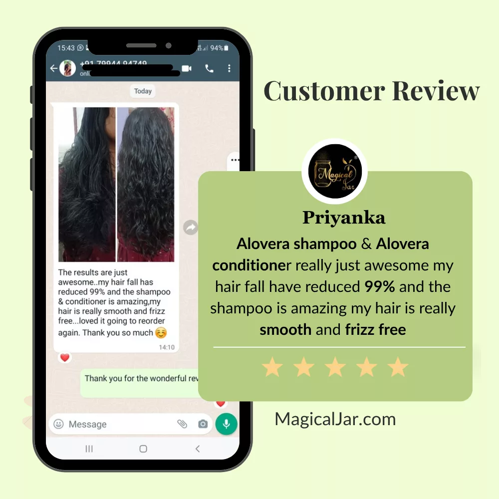 Magicaljar 9 in 1 ayurvedic hair fall control oil 8