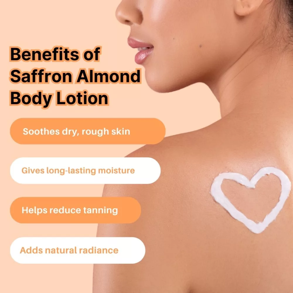 Saffron Almond Body Lotion